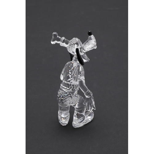 684 - SWAROVSKI GLASS - DISNEY BOXED FIGURES 'GOOFY & TIGGER'. Including a glass figure of Goofy (14.5cms ... 