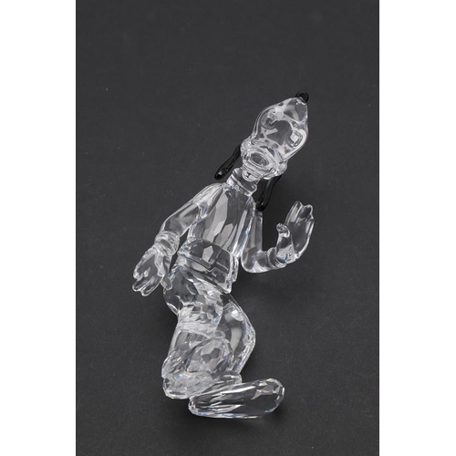 684 - SWAROVSKI GLASS - DISNEY BOXED FIGURES 'GOOFY & TIGGER'. Including a glass figure of Goofy (14.5cms ... 