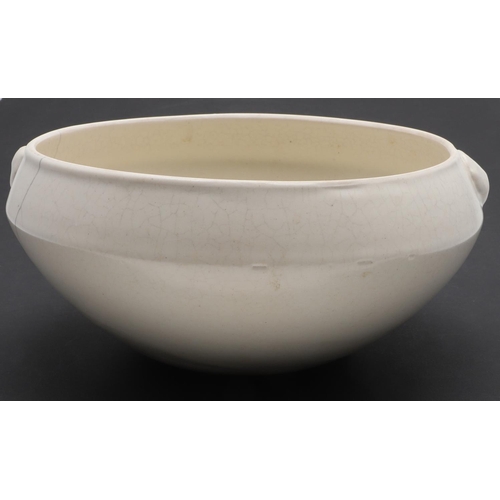 703 - EDMUND DE WAAL (B 1964) - LARGE PORCELAIN BOWL. (d) An early large porcelain bowl of tapering form, ... 