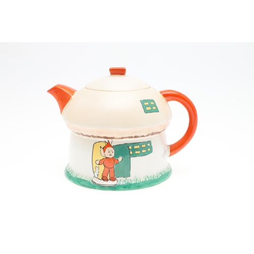 714 - MABEL LUCIE ATTWELL - SHELLEY 'BOO BOO' TEA SET. A three piece Shelley tea set inspired by Mabel Luc... 