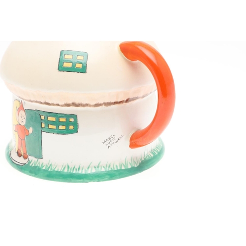 714 - MABEL LUCIE ATTWELL - SHELLEY 'BOO BOO' TEA SET. A three piece Shelley tea set inspired by Mabel Luc... 