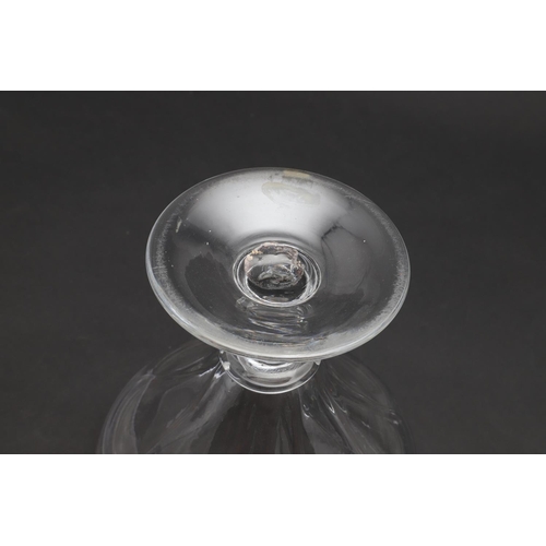 739 - PAIR OF UNUSUALLY LARGE 19THC GLASS RUMMERS, WINE GLASS BY ROBERT ELLISON & ANOTHER WINE GLASS. A pa... 