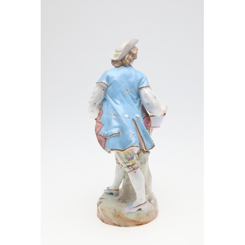 759 - PAIR OF FRENCH PORCELAIN FIGURES - VION & BAURY, EXPOSITION DE PARIS 1878. A pair of porcelain figur... 