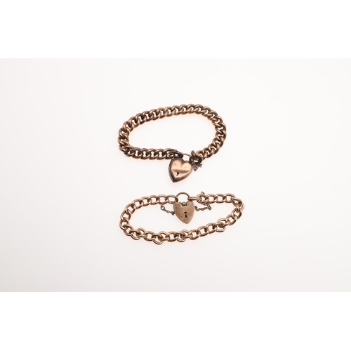 880 - A 15CT GOLD WATCH CHAIN. 49cm long, 10.4 grams, together with a 9ct gold watch chain, 32.5cm long, 1... 