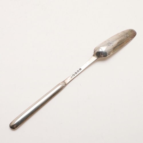 74 - A GEORGE IV MARROW SCOOP. initialled, by William Eaton, London 1821; 8.8