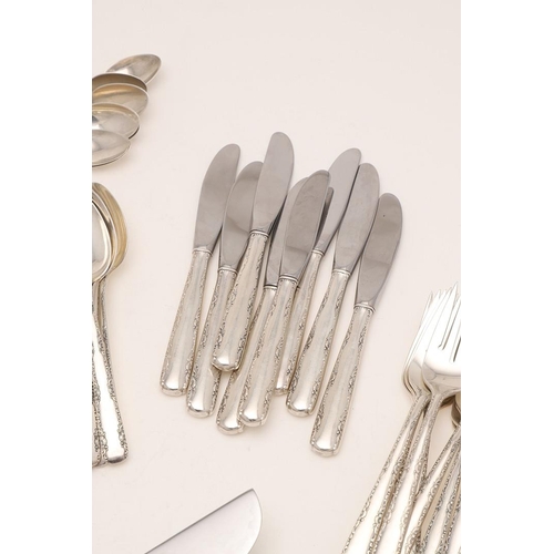 93 - A 20TH CENTURY PART-CANTEEN OF NORTH AMERICAN FLATWARE & CUTLERY. 