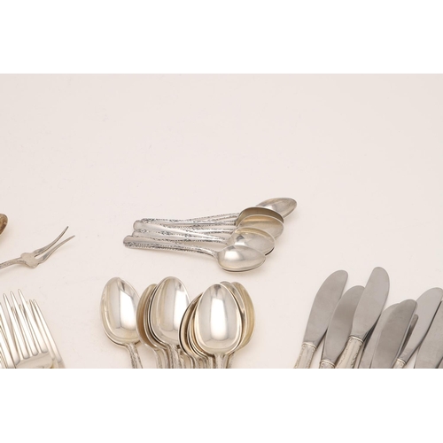 93 - A 20TH CENTURY PART-CANTEEN OF NORTH AMERICAN FLATWARE & CUTLERY. 