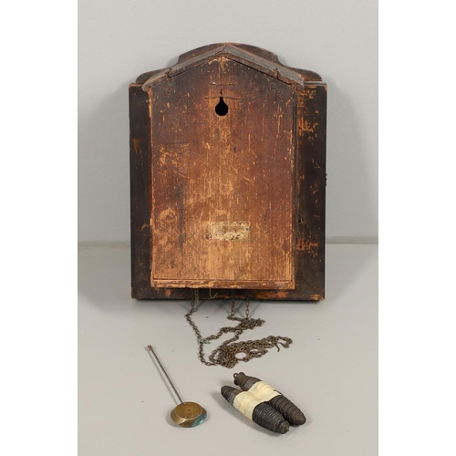 1450 - A 19TH CENTURY GERMAN NOVELTY BLINKING EYE CUCKOO CLOCK. the 4