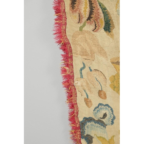 1471 - AN 18TH CENTURY WOVEN TAPESTRY PANEL/ALTAR CLOTH. probably Italian or Low Countries, woven with silk... 