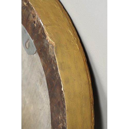 1491 - A 19TH CENTURY OVAL MARBLE AND GILT METAL PORTRAIT PLAQUE. the white marble mounted with a head of a... 