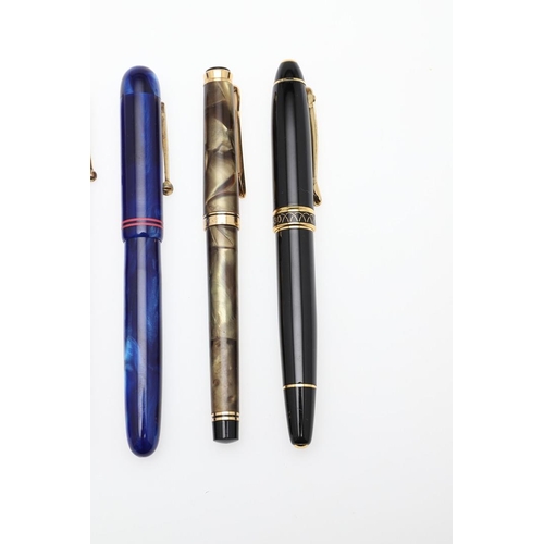 1521 - ASSORTED FOUNTAIN PENS. including Duke, Burnham B 45 Manifold, Tylo, King Crown, Penhol Ambassador (... 