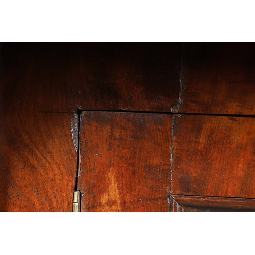 1583 - A LATE 19TH CENTURY MAHOGANY LIBRARY BOOKCASE. the glazed upper half enclosing four adjustable shelv... 