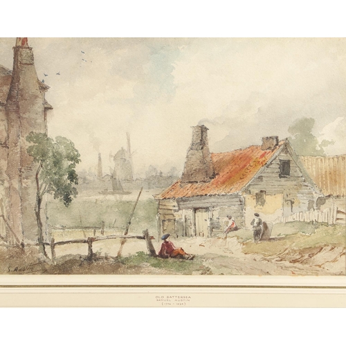 477 - SAMUEL AUSTIN (1796-1834). OLD BATTERSEA. Signed, watercolour and pencil
22.5 x 33cm.

Literature: C... 