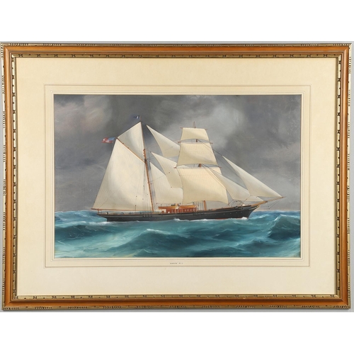 499 - ANTONIO DE SIMONE (1851-1907). RYS `XARIFA`. Signed and inscribed with title, gouache
38.5cm x 58cm.... 