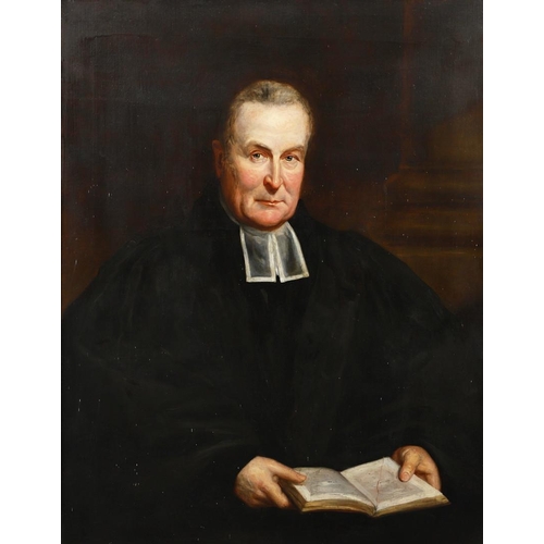 526 - WILLIAM E. RICHARD WATERS (1813-1880). Follower of. PORTRAIT OF THE REV. NICHOLAS TOKE OF GODINTON (... 