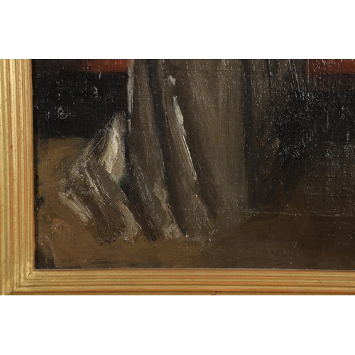 556 - GEORGE HENRY, RA (1858-1943). IN THE GALLERY. Signed, oil on canvas
49.5 x 29.5cm.

* The same forma... 