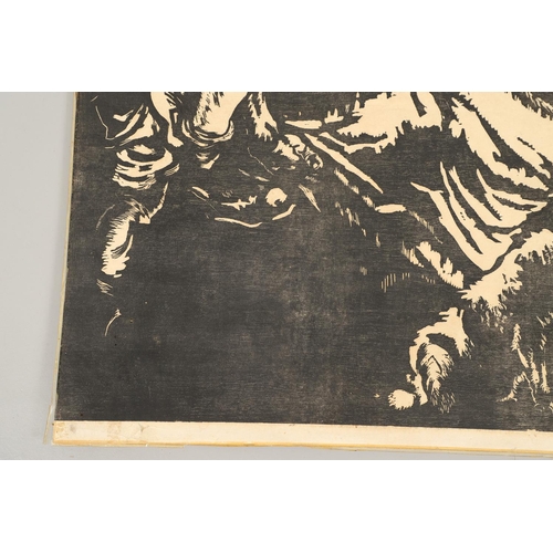 573 - SIR FRANK WILLIAM BRANGWYN, RA, RWS (1867-1956). THE DESCENT FROM THE CROSS (V5354). (d) Woodcut, si... 