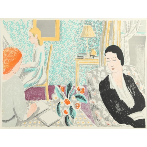 574 - VANESSA BELL (1879-1961). After. THE SCHOOLROOM. (d) Colour lithograph, published by Contemporary Li... 