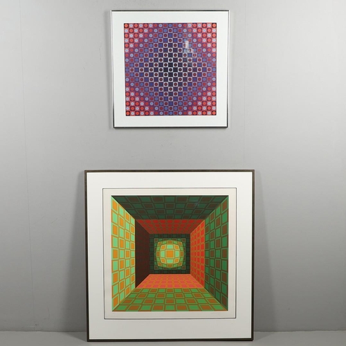 577 - VICTOR VASARELY (1906-1997). KALDOR. (d) Screenprint, 1980, signed and numbered 108/250
65.5 x 65.5c... 