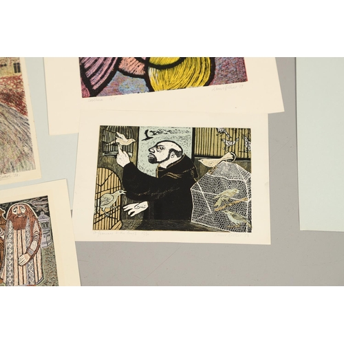 595 - DR DAVID BETHEL, CBE, RWA (1923-2006). A FOLIO OF ASSORTED PRINTS, 1953-1991. (d) To comprise They A... 