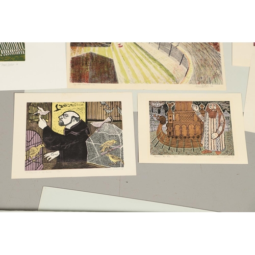 595 - DR DAVID BETHEL, CBE, RWA (1923-2006). A FOLIO OF ASSORTED PRINTS, 1953-1991. (d) To comprise They A... 