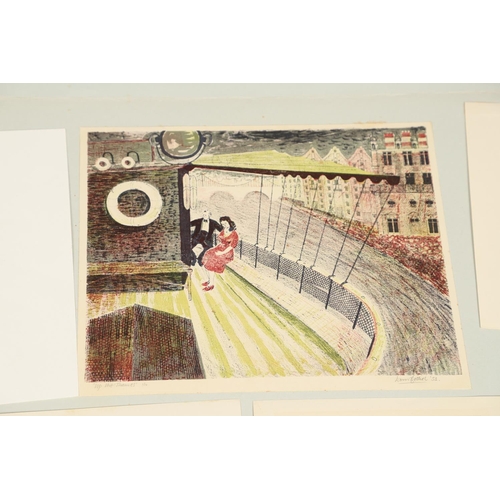 595 - DR DAVID BETHEL, CBE, RWA (1923-2006). A FOLIO OF ASSORTED PRINTS, 1953-1991. (d) To comprise They A... 