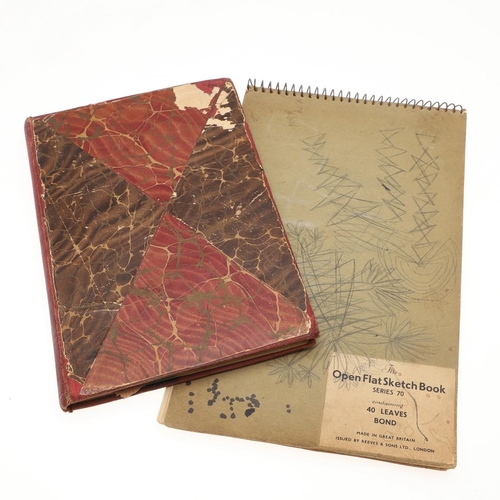 601 - JOHN BANTING (1902-1972). TWO SKETCHBOOKS. (d) One comprising 37 leaves (many double-sided) of figur... 