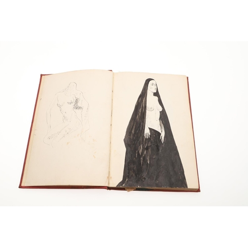 601 - JOHN BANTING (1902-1972). TWO SKETCHBOOKS. (d) One comprising 37 leaves (many double-sided) of figur... 