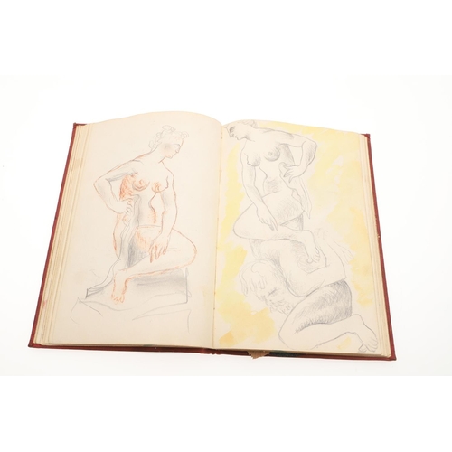 601 - JOHN BANTING (1902-1972). TWO SKETCHBOOKS. (d) One comprising 37 leaves (many double-sided) of figur... 