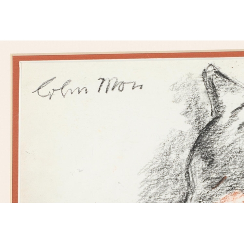 603 - COLIN MOSS (1914-2005). SLEEPING CATS. (d) Signed, black and red chalks
25 x 35cm.  *CR  Some slight... 