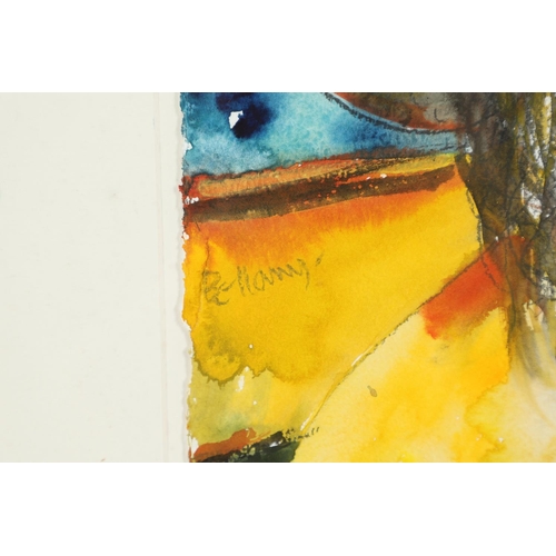 613 - JOHN BELLANY, CBE, RA (1948-2103). A SOOTHSAYER. (d) Signed, watercolour and pencil
57.5 x 38cm.  *C... 