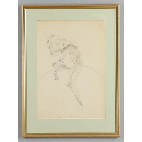 636 - CHARLES SIMS, RA, RWS (1873-1928). MISCHIEF. Signed `Sims`, partial portrait study of child verso, o... 