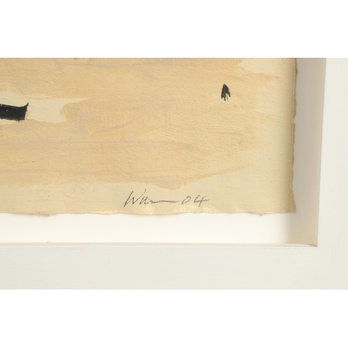 647 - JOHN WALKER (B.1939). UNTITLED. (d) Signed and dated 04, mixed media on paper
57 x 39cm approx.  *CR... 