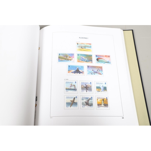 665 - ALDERNEY STAMP ALBUM, FIRST DAY COVERS, & DEFINITIVE FIRST DAY COVERS. Including a Stanley Gibbons a... 