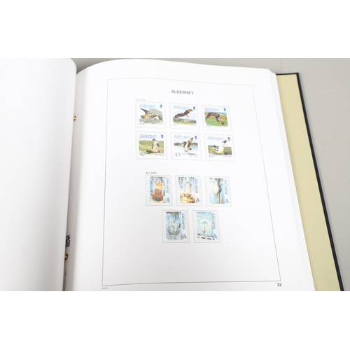 665 - ALDERNEY STAMP ALBUM, FIRST DAY COVERS, & DEFINITIVE FIRST DAY COVERS. Including a Stanley Gibbons a... 