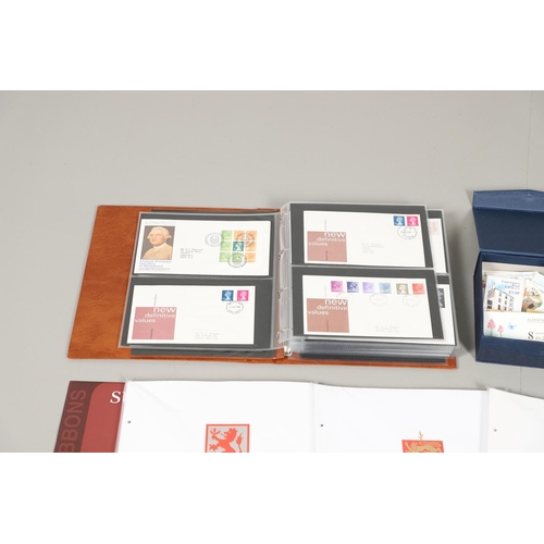 665 - ALDERNEY STAMP ALBUM, FIRST DAY COVERS, & DEFINITIVE FIRST DAY COVERS. Including a Stanley Gibbons a... 