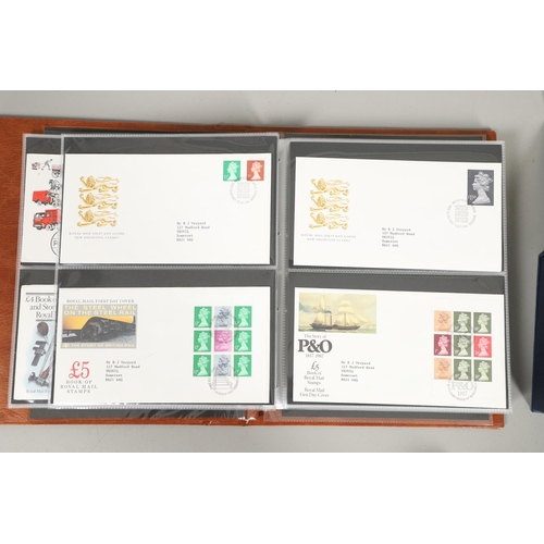 665 - ALDERNEY STAMP ALBUM, FIRST DAY COVERS, & DEFINITIVE FIRST DAY COVERS. Including a Stanley Gibbons a... 