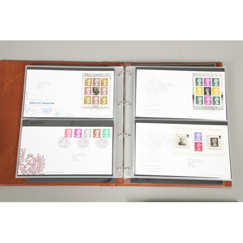 665 - ALDERNEY STAMP ALBUM, FIRST DAY COVERS, & DEFINITIVE FIRST DAY COVERS. Including a Stanley Gibbons a... 