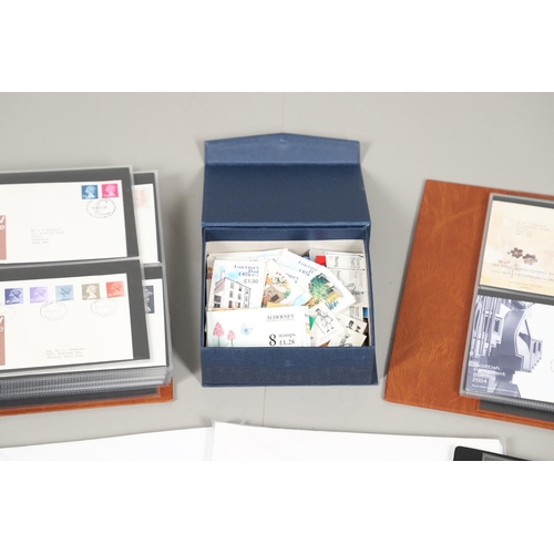 665 - ALDERNEY STAMP ALBUM, FIRST DAY COVERS, & DEFINITIVE FIRST DAY COVERS. Including a Stanley Gibbons a... 