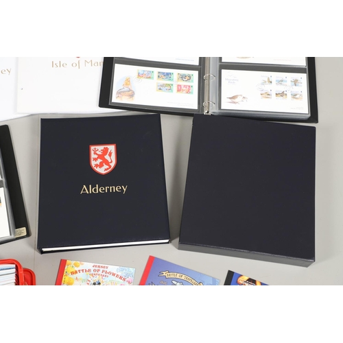 665 - ALDERNEY STAMP ALBUM, FIRST DAY COVERS, & DEFINITIVE FIRST DAY COVERS. Including a Stanley Gibbons a... 