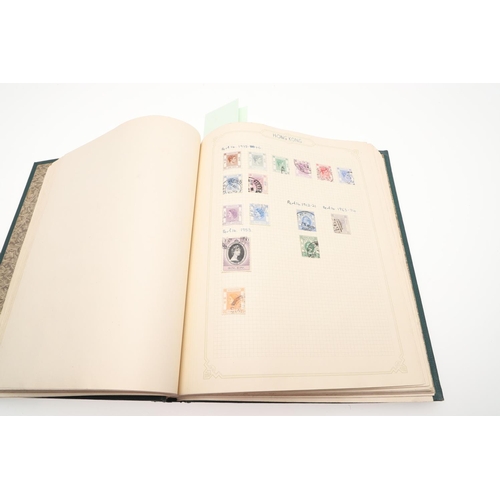 671 - STAMP ALBUMS - BRITISH COMMONWEALTH & WORLD STAMPS. Including a Simplex album with Great Britain 19t... 