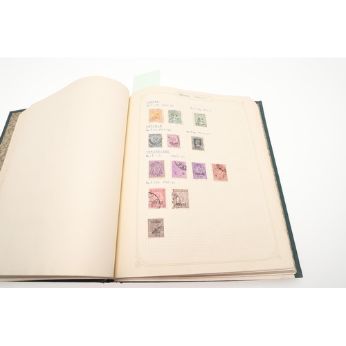 671 - STAMP ALBUMS - BRITISH COMMONWEALTH & WORLD STAMPS. Including a Simplex album with Great Britain 19t... 