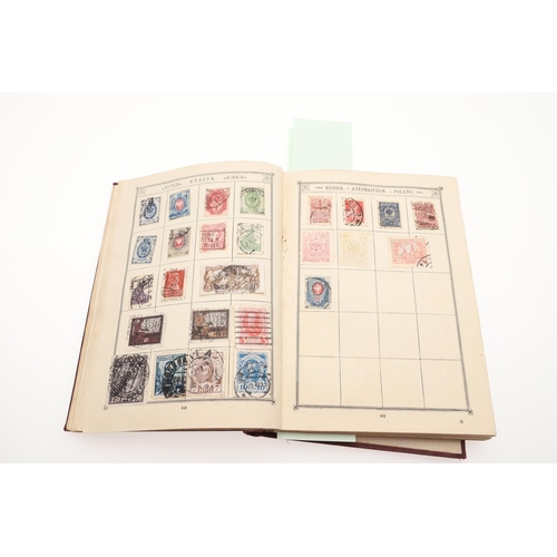 671 - STAMP ALBUMS - BRITISH COMMONWEALTH & WORLD STAMPS. Including a Simplex album with Great Britain 19t... 