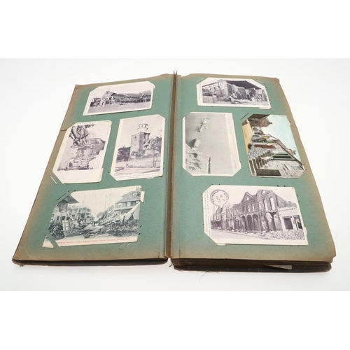 673 - TWO POSTCARD ALBUMS - GREAT BRITAIN. Including a large postcard album with mostly Great Britain cont... 