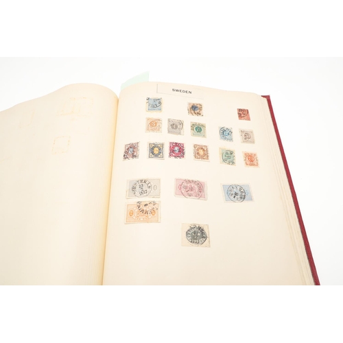 675 - THREE STAMP ALBUMS - GREAT BRITAIN, COMMONWEALTH & WORLD STAMPS. Three large albums, the first album... 