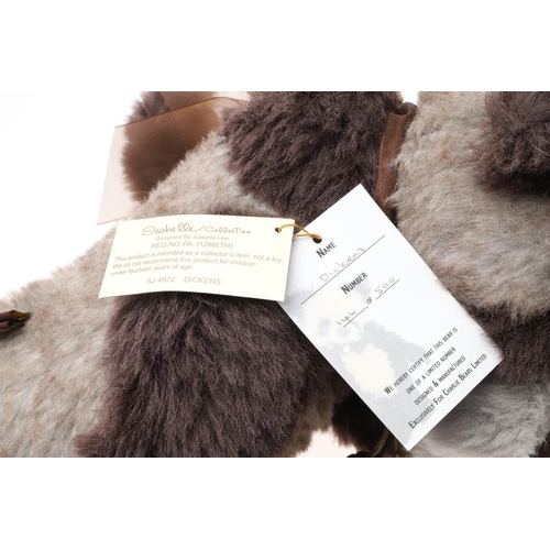 698 - CHARLIE BEARS TEDDY BEARS - ISABELLE COLLECTION 'RAGAMUFFIN' & 'DICKENS'. A limited edition Teddy Be... 