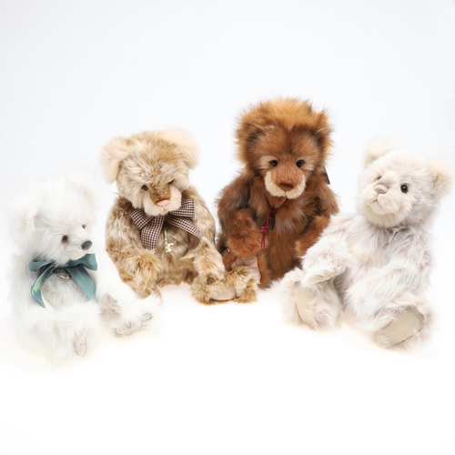 701 - CHARLIE BEARS TEDDY BEARS INCLUDING PLUSH COLLECTION. Four various Teddy Bears including 'Wilfy' fro... 