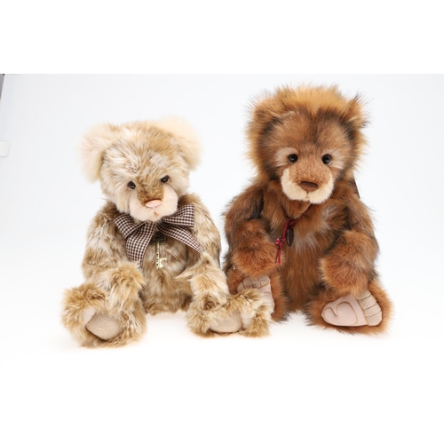 701 - CHARLIE BEARS TEDDY BEARS INCLUDING PLUSH COLLECTION. Four various Teddy Bears including 'Wilfy' fro... 