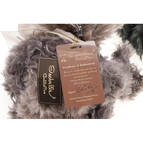 706 - CHARLIE BEARS LIMITED EDITION TEDDY BEARS - ISABELLE COLLECTION. Including 'Hughes', No 165 of 400 m... 