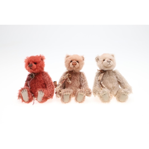 715 - CHARLIE BEARS - MINIMO COLLECTION. Including a set of three, 'Doobey' (49 of 2000), 'Dinky' (116 of ... 